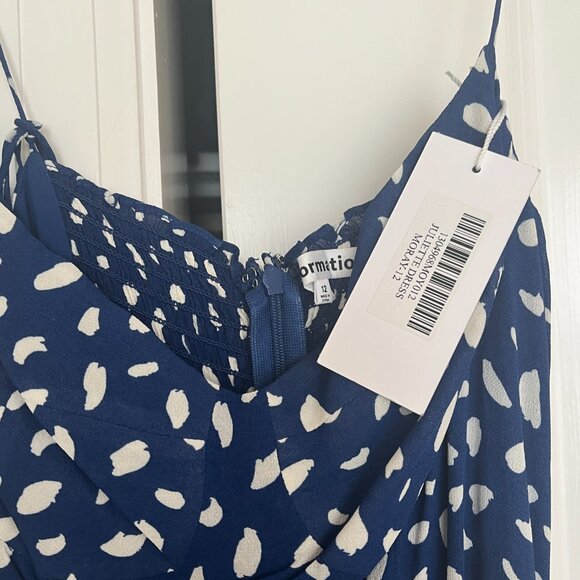 New - Reformation Juliette Dress in Blue (Moray) - Picture 6 of 6